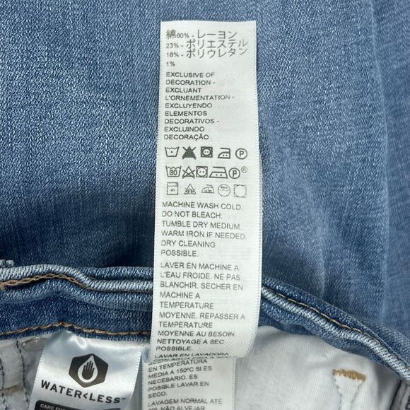 Levis 311 Shaping Skinny Capri 27 Comfort Stretch Flex Motion Light Denim Jeans - Picture 11 of 11